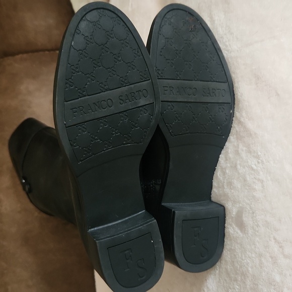 EUC! Franco Sarto Clarity Knee High Leather Boots - Picture 7 of 9